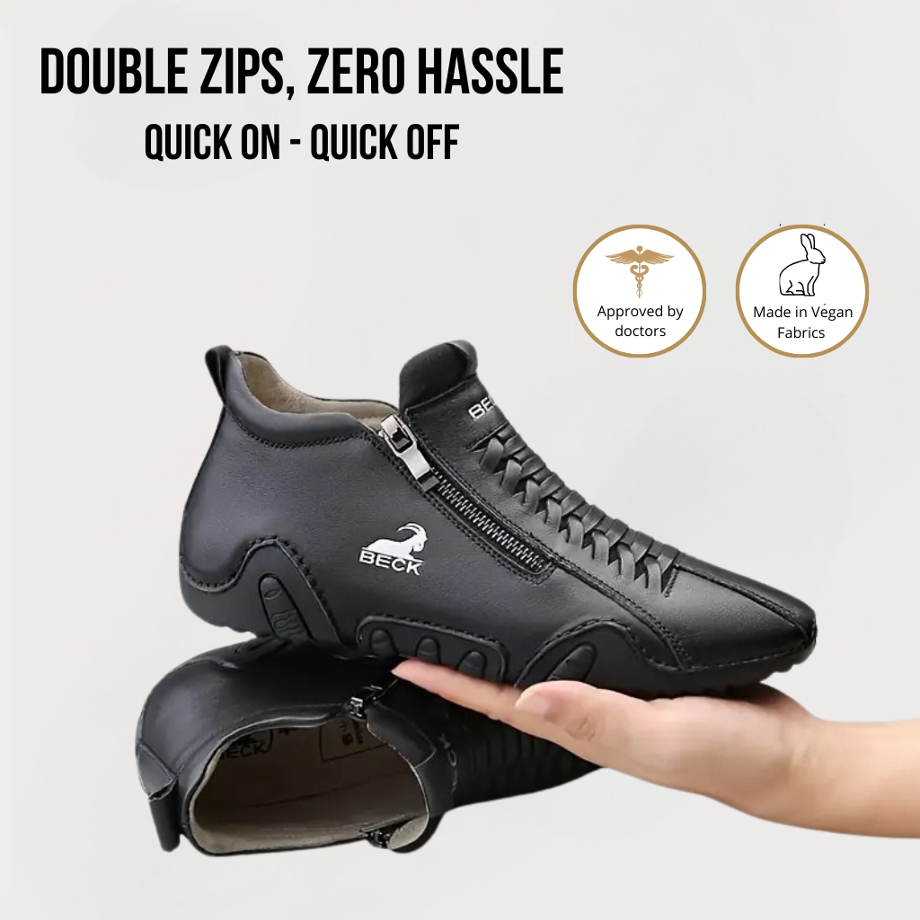 VogBeck 2.0 – Zapatos Ortopédicos Transpirables con Doble Cierre Confort