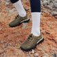 Orthopedic hiking shoes with quick-dry feature