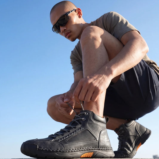 VogSalkin 2.0 - Barefoot støvler til terræn med vulkaniseret sål og vandtæt vegansk læder 